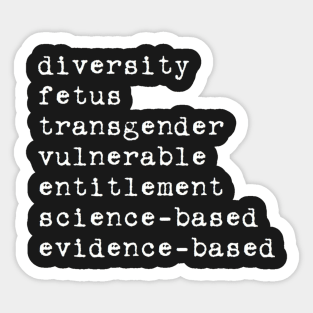 Banned Words Sticker